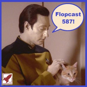 Flopcast 587 Data and cat
