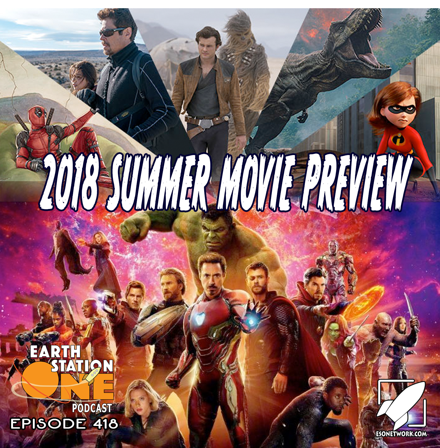 The Earth Station One Podcast Ep 418 - The 2018 Summer Movie Preivew