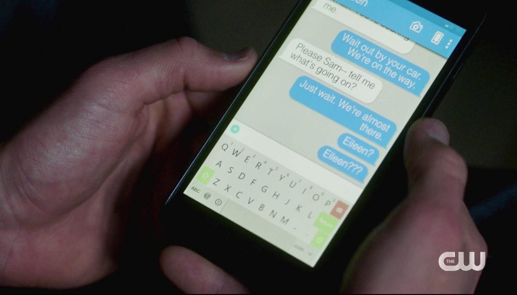 Supernatural 'Despair': Last texts between Sam and Eileen | The CW