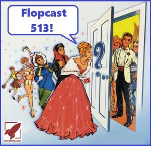 Flopcast 513 Mystery Date board game cover art